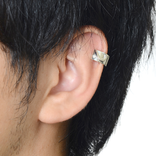 シルバーペアイヤーカフ