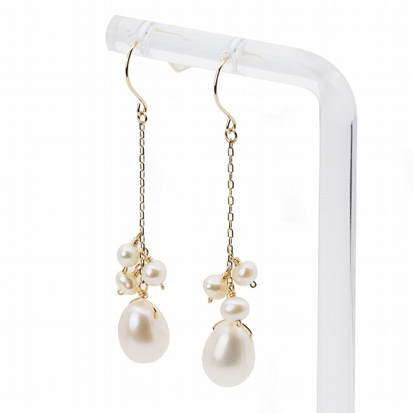 イエローゴールドピアス