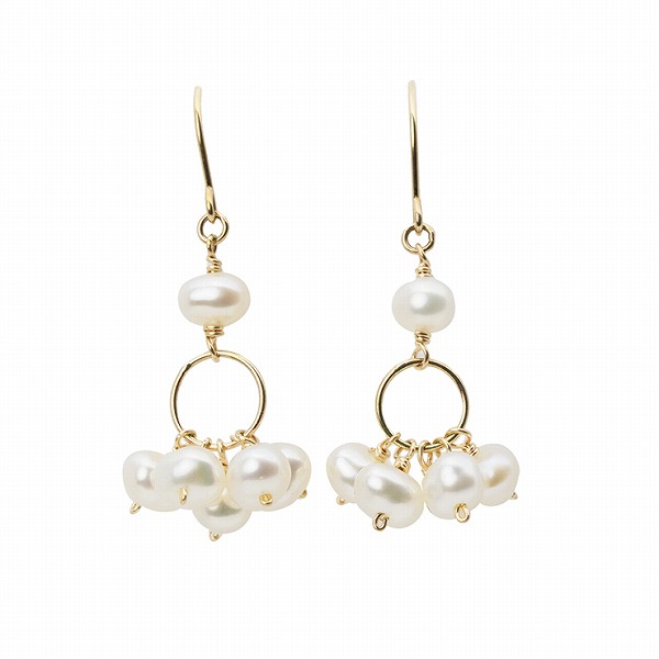 Irise coffret イエローゴールドピアス