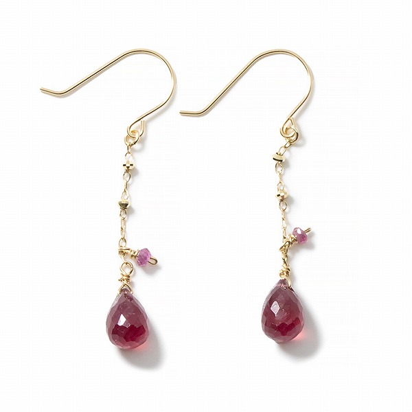 Irise coffret イエローゴールドピアス