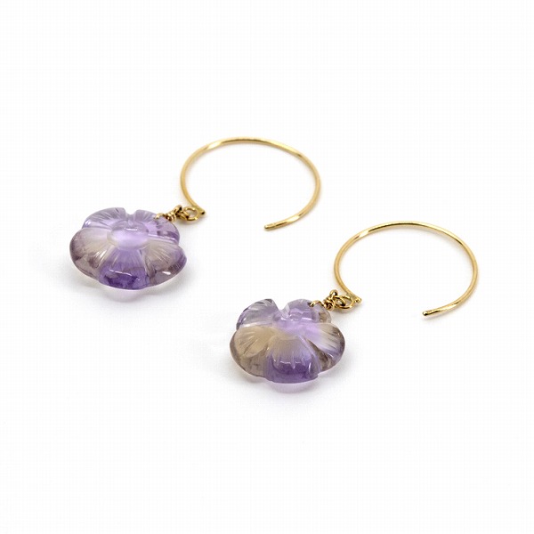 イエローゴールドピアス