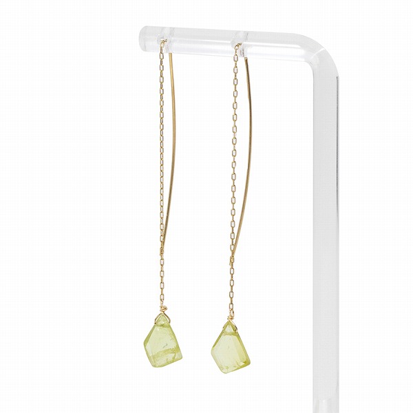 イエローゴールドピアス