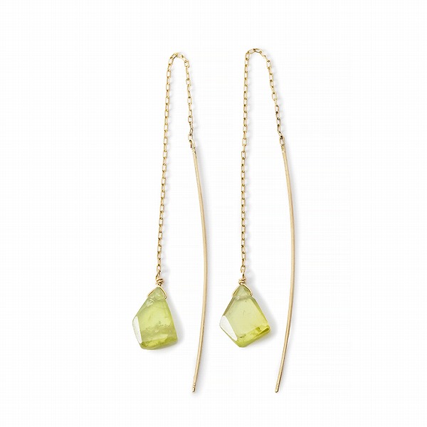 Irise coffret イエローゴールドピアス