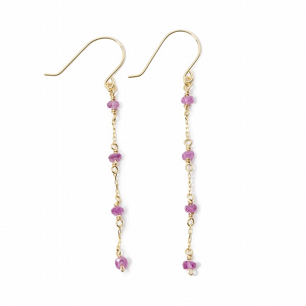 Irise coffret イエローゴールドピアス