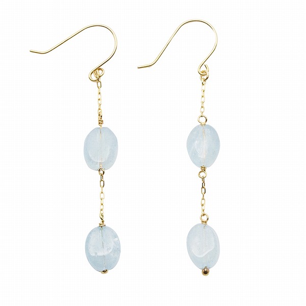 Irise coffret イエローゴールドピアス