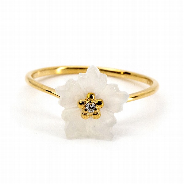 Irise coffret イエローゴールドリング