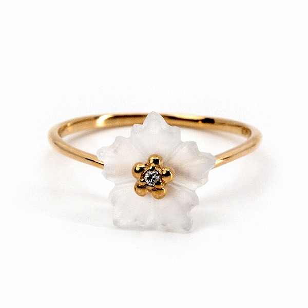 Irise coffret ピンクゴールドリング