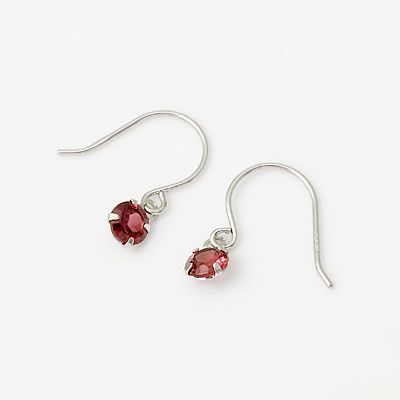 ホワイトゴールドフックピアス