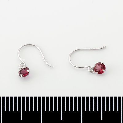 ホワイトゴールドフックピアス