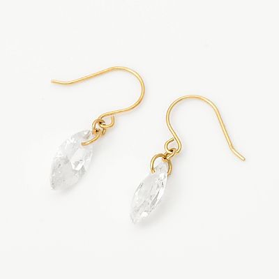 イエローゴールドフックピアス