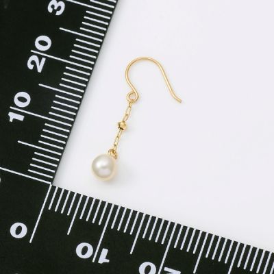 イエローゴールドフックピアス