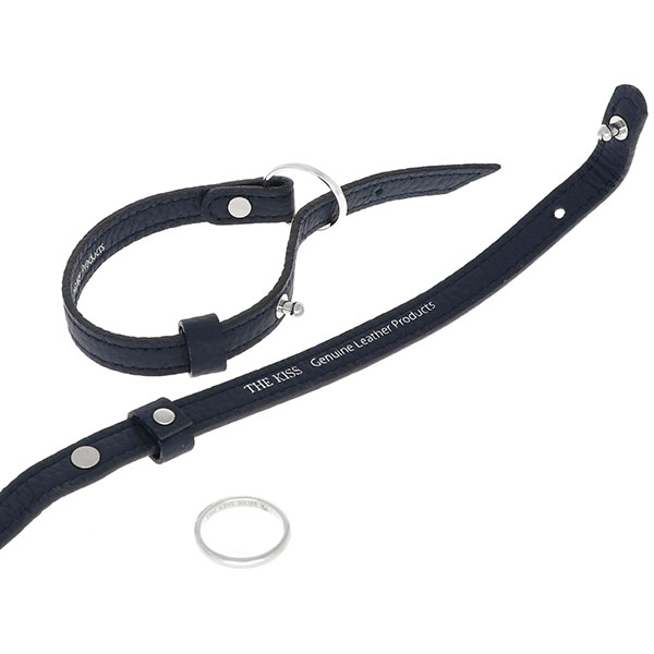 レザーペアブレスレット&シルバーペアリング セット