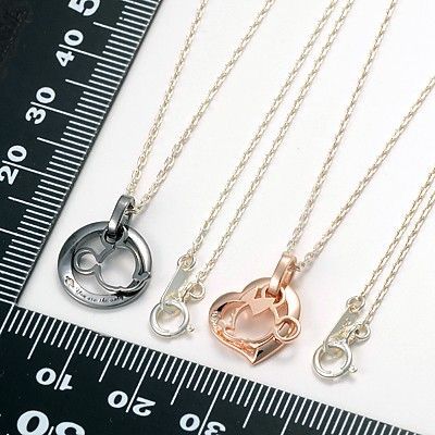 シルバーペアネックレス