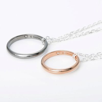 シルバーペアネックレス