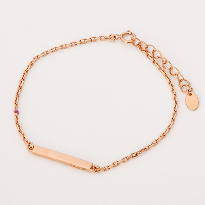 シルバーチェーンブレスレット