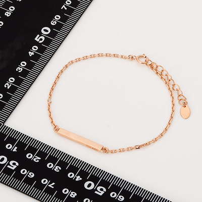 シルバーチェーンブレスレット