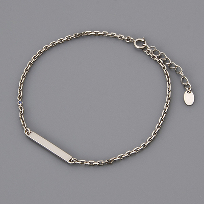 シルバーチェーンブレスレット