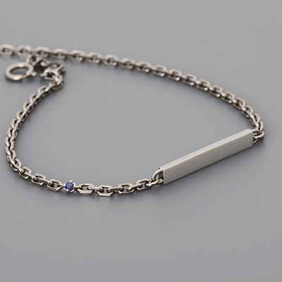 シルバーチェーンブレスレット