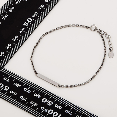 シルバーチェーンブレスレット