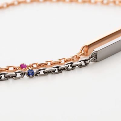 シルバーチェーンブレスレット