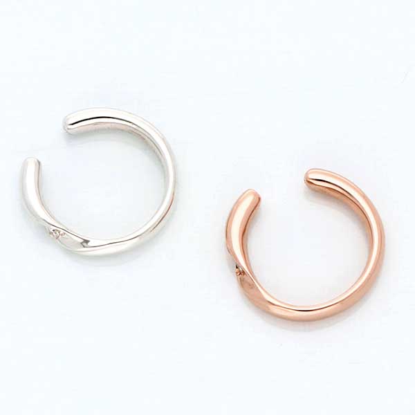 シルバーペアイヤーカフ