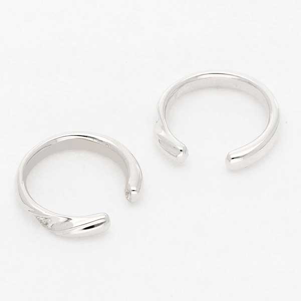 シルバーペアイヤーカフ