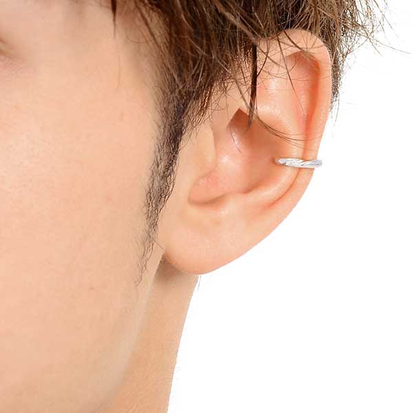 シルバーペアイヤーカフ