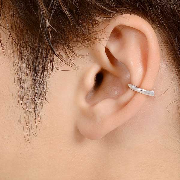 シルバーペアイヤーカフ