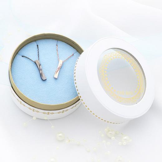 シルバーペアネックレス