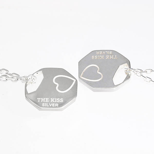 シルバーペアネックレス