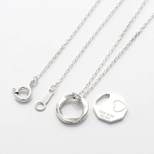 シルバーペアネックレス