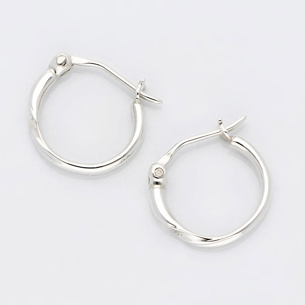 シルバーペアピアス