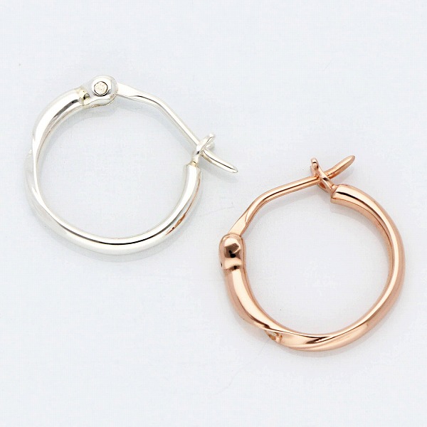 シルバーペアピアス