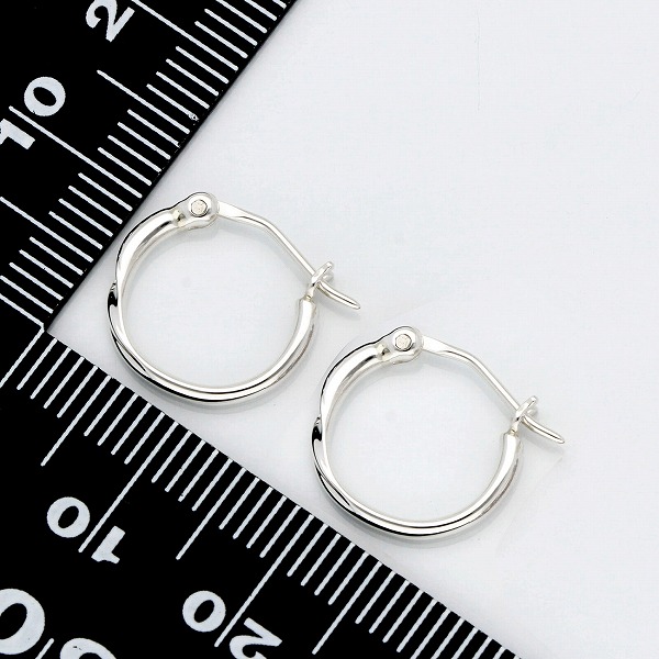 シルバーペアピアス