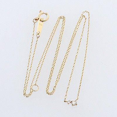 イエローゴールドネックレス