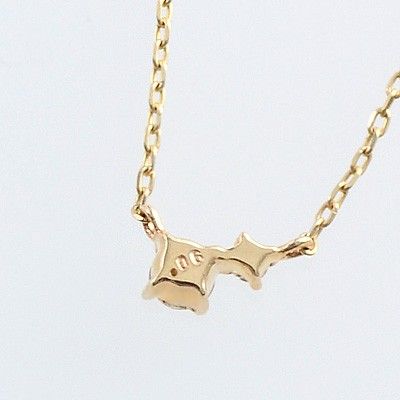 イエローゴールドネックレス