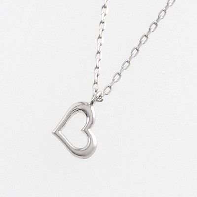 ホワイトゴールドネックレス