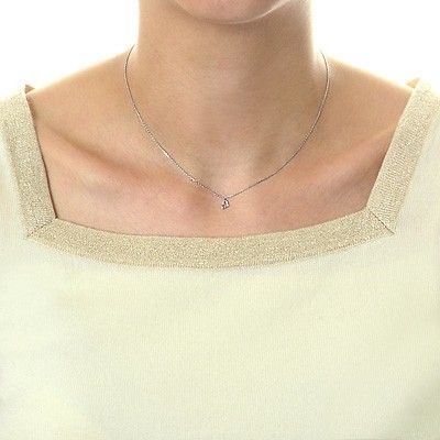 ホワイトゴールドネックレス