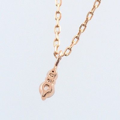 ピンクゴールドネックレス