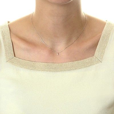 ホワイトゴールドネックレス