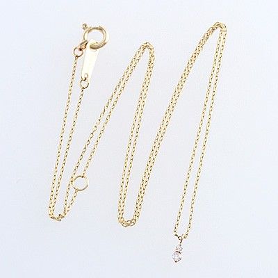 イエローゴールドネックレス