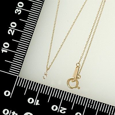 イエローゴールドネックレス