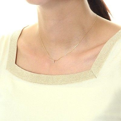 イエローゴールドネックレス