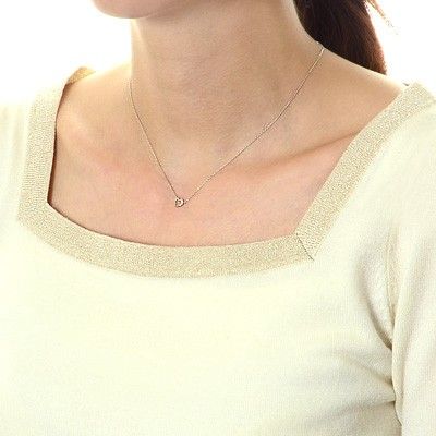 ホワイトゴールドネックレス