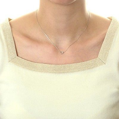 ホワイトゴールドネックレス