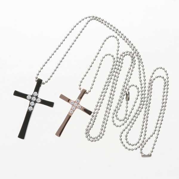 ステンレスペアネックレス