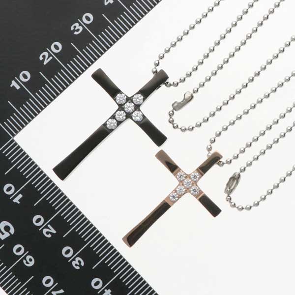 ステンレスペアネックレス