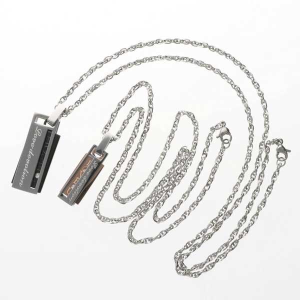 ステンレスペアネックレス