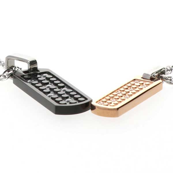 ステンレスペアネックレス