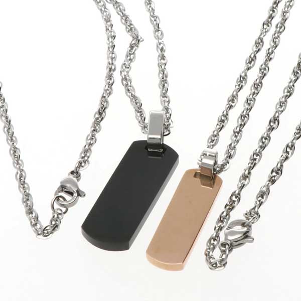 ステンレスペアネックレス